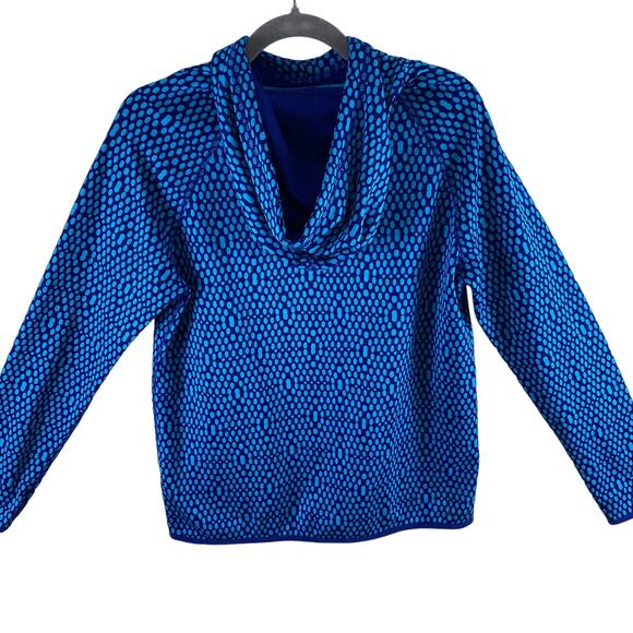 Nike Blue Therma-Fit Hooded Sweatshirt Medium - Picture 2 of 6